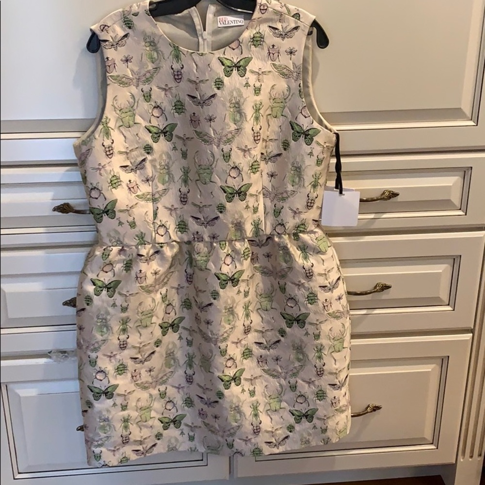 RED VALENTINO INSECT MINI DRESS NWT